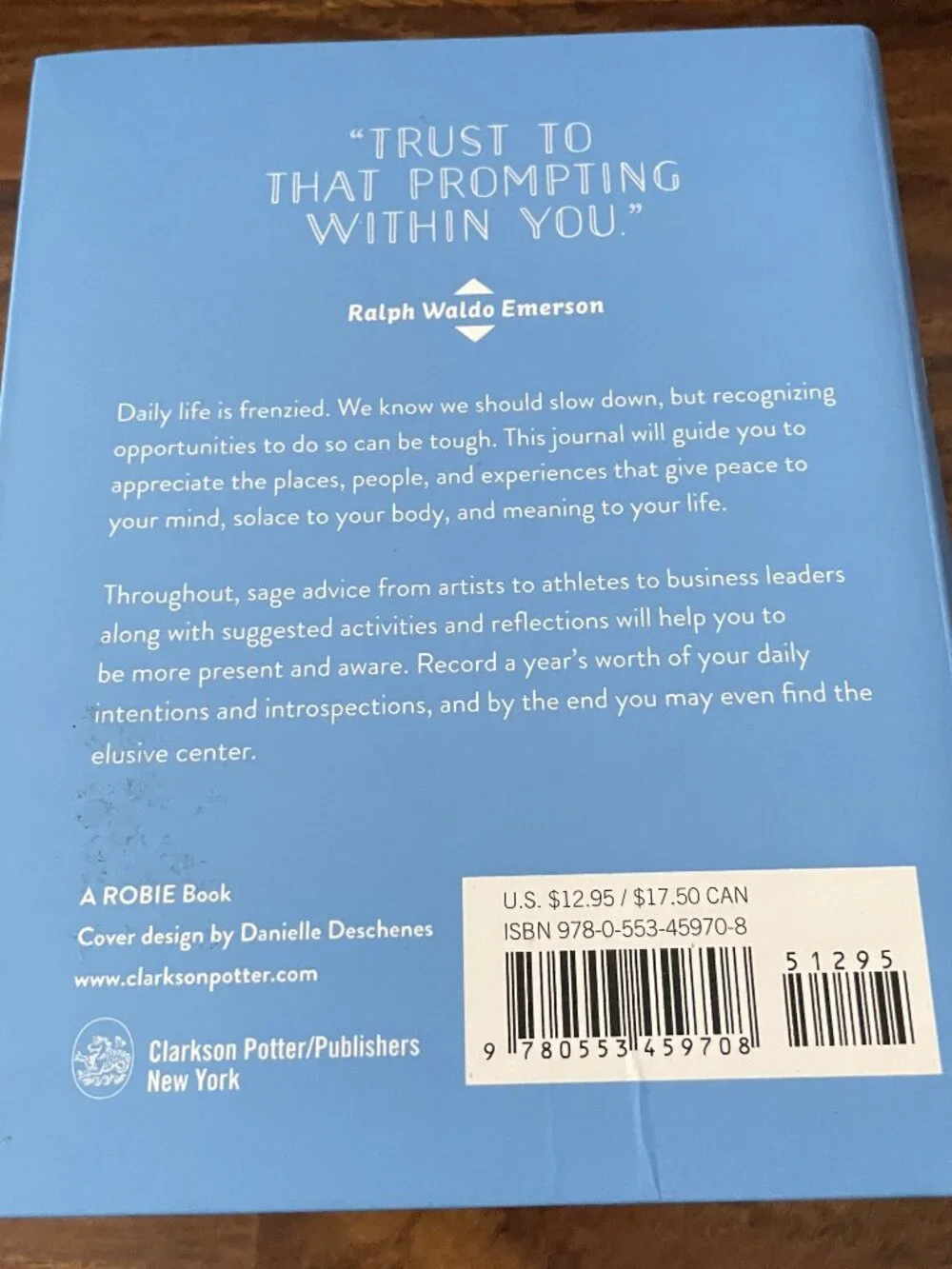 Do One Thing Every Day That Centers You: A Mindfulness Journal Paperback